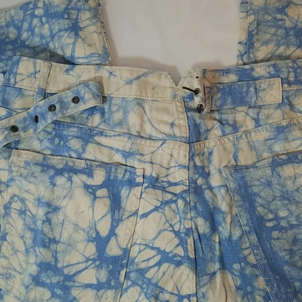 Rachel Comey x Target Blue Marble Print High-Rise Tapered Jeans Size 14